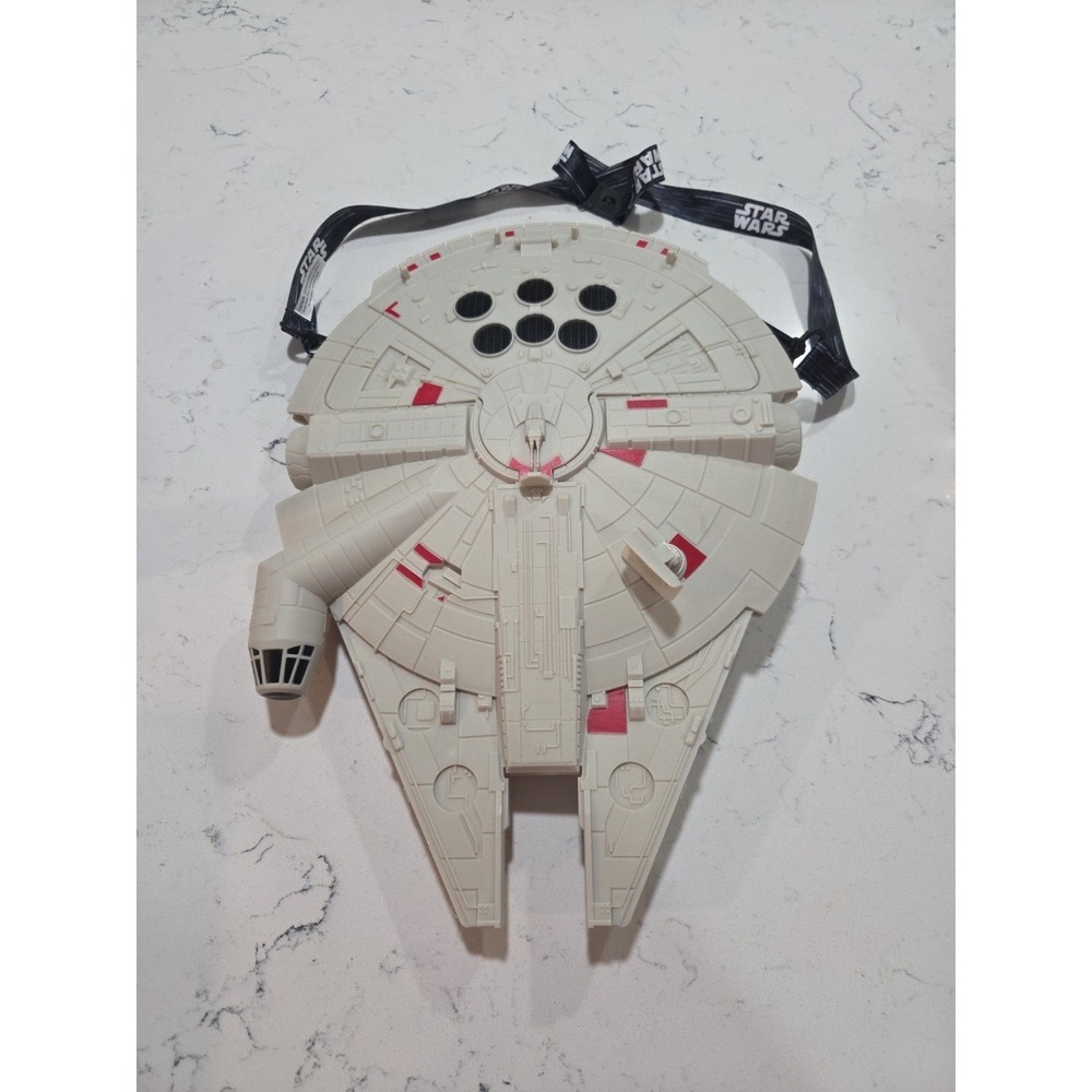 DISNEY PARKS Star Wars‎ Millenium Falcon Light Up Popcorn Bucket With Strap